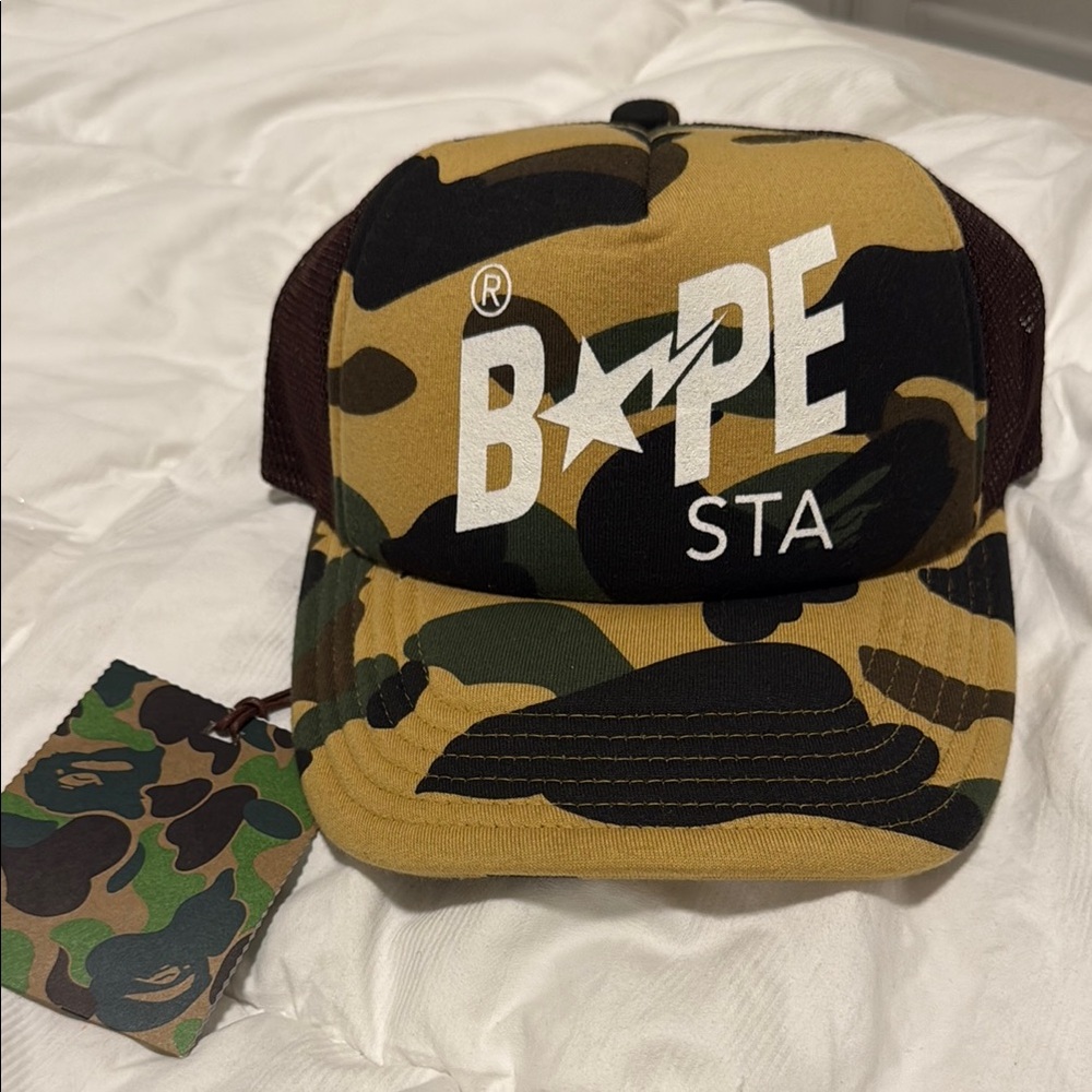 Bape Multicolor Camo Cap